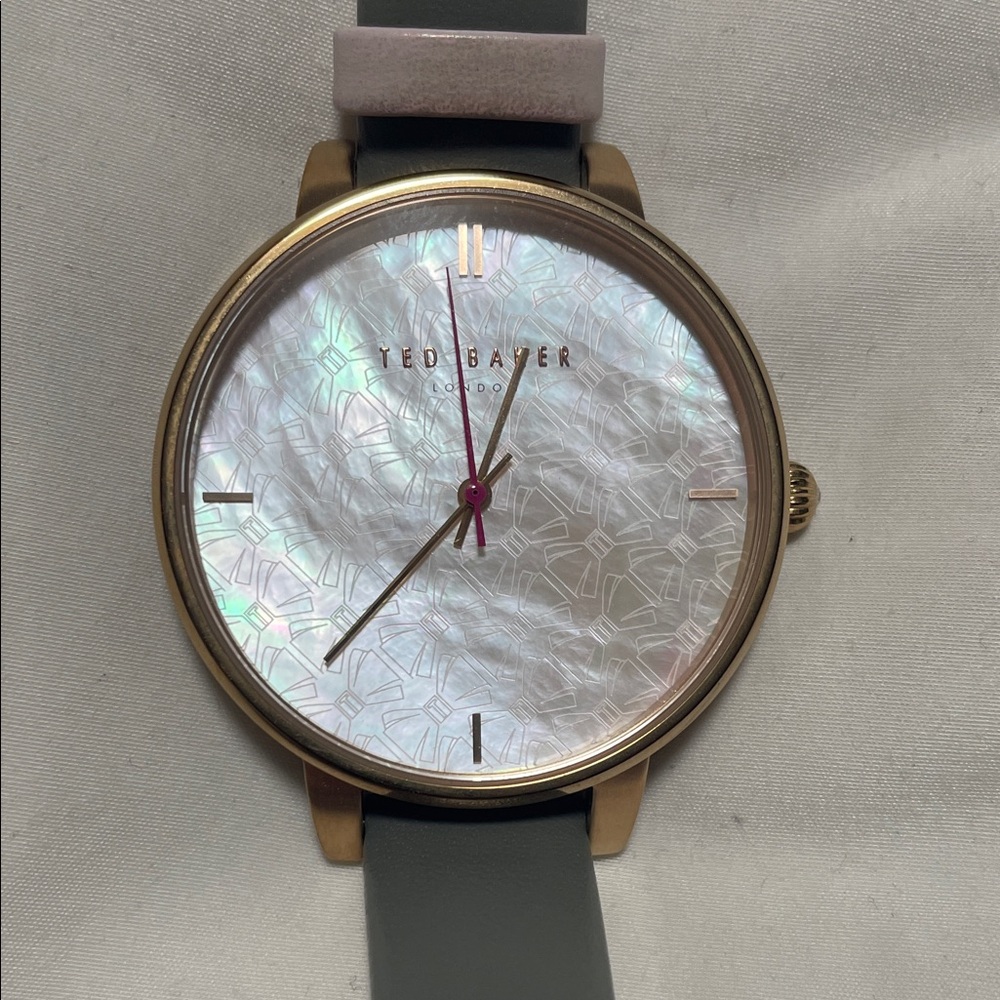 Ted Baker Rose Gold and Green Watch